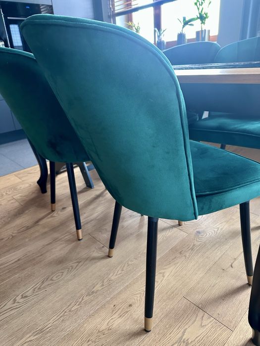 Komplet krzeseł drewno bukowe