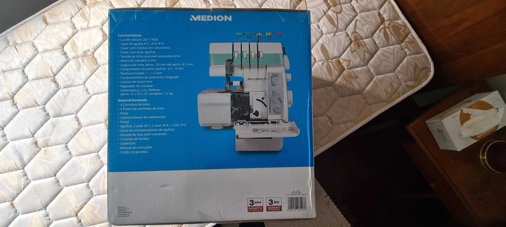 Máquina de costura overlock Medion MD 19169