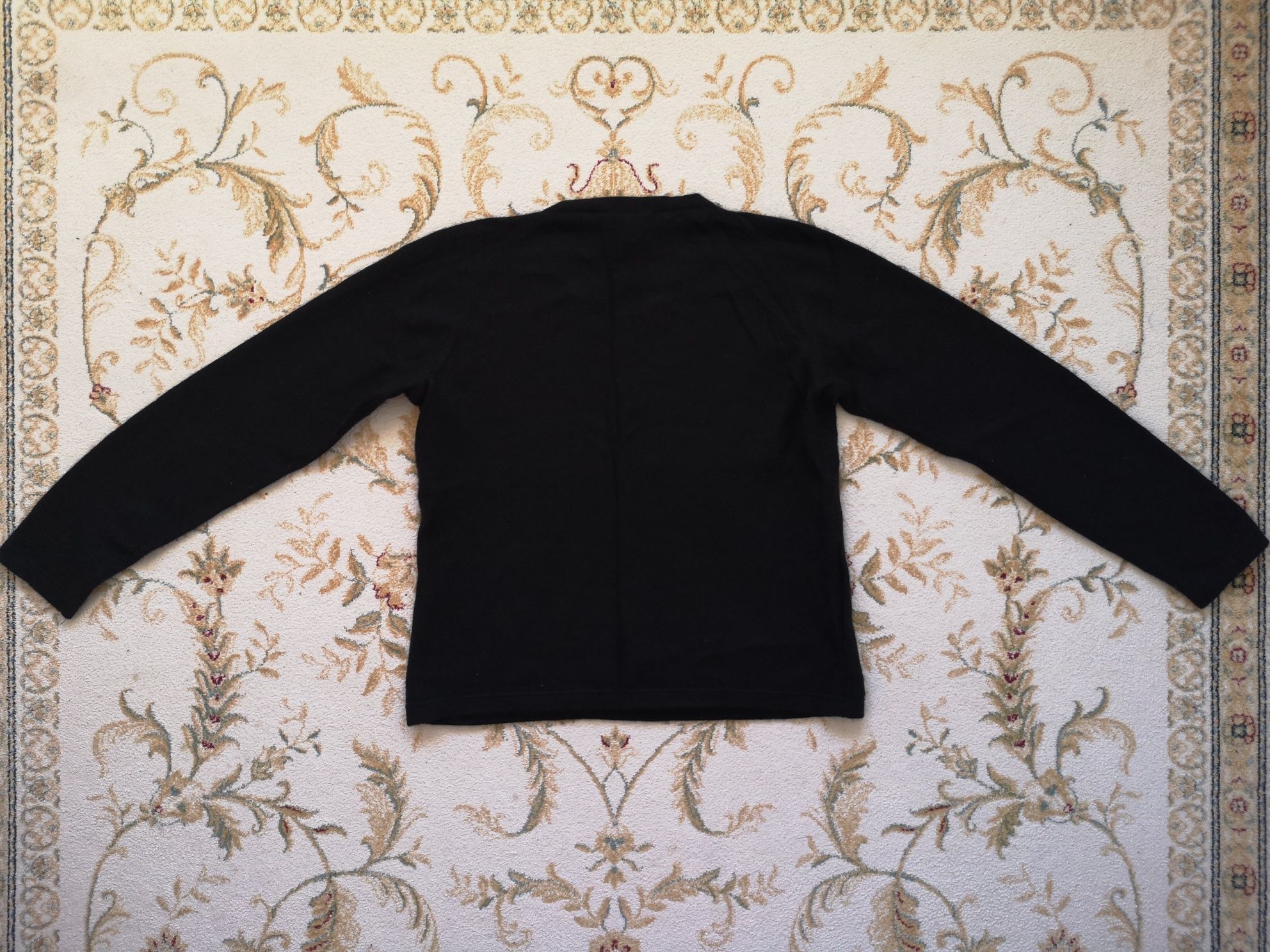 Czarny sweter kopertowy: Madeleine® rozm.M