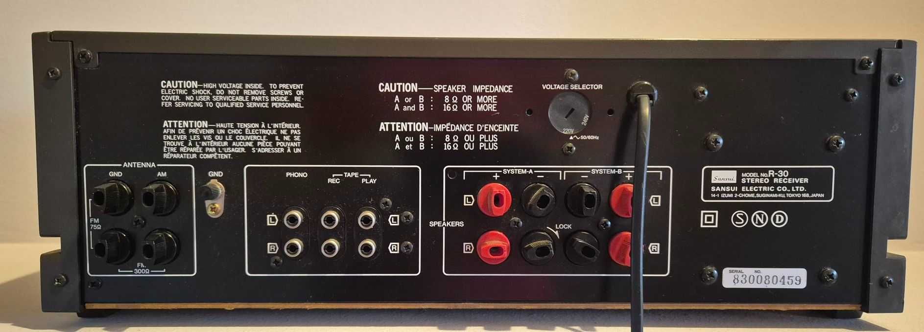 amplituner  Sansui R30