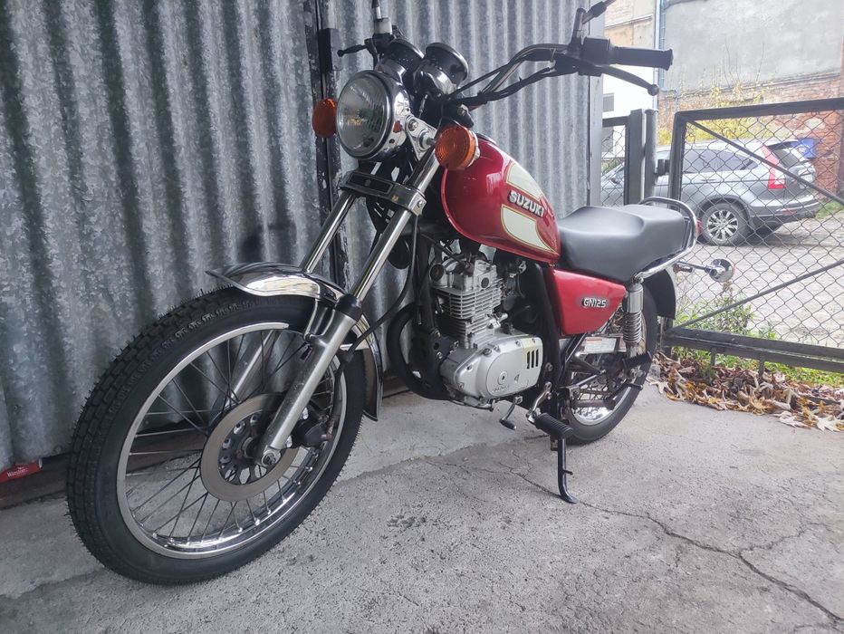 Suzuki GN 125 klasyk kat B po serwisie RATY Transport Gwarancja