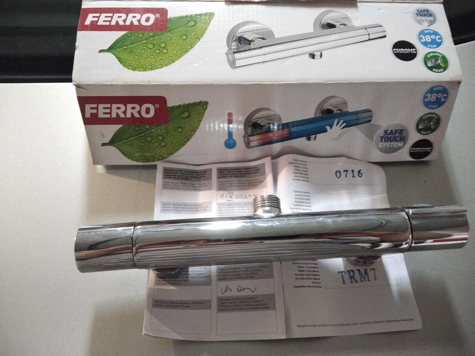 Termostatyczna bateria natryskowa Ferro TRM7