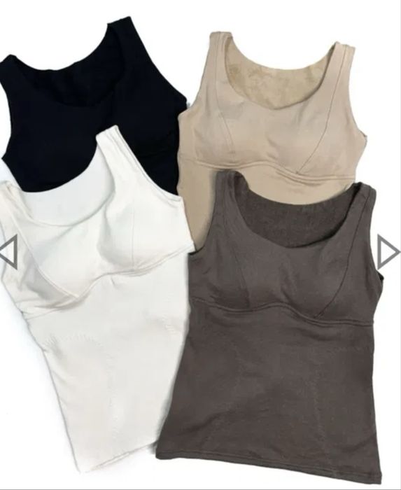 Майка утеплена коричнева