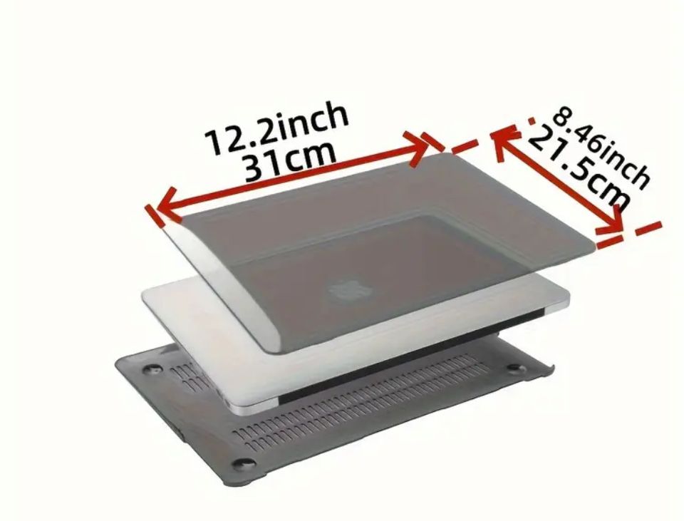 Capa rigida transparente macbook Air 13