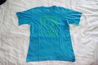 t-shirt azul e verde DC