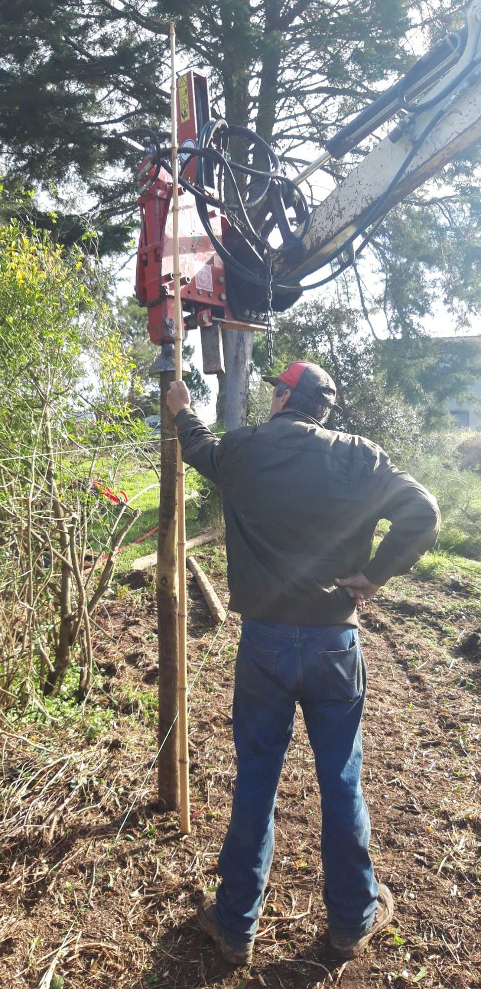 Limpezas de terrenos florestais vedações construção de muros em betão