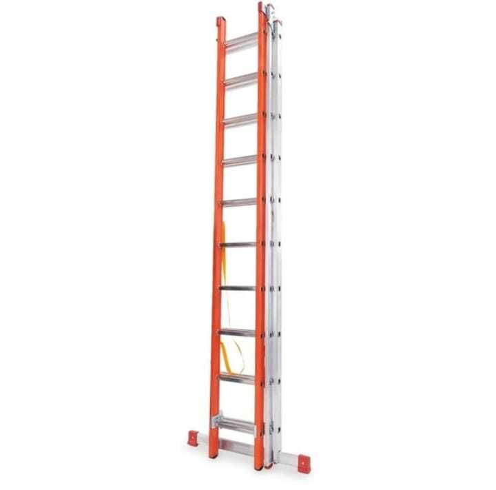 Escada Tripla Fibra de Vidro 3m+3m+3m | Isolamento Elétrico |D.FÁBRICA