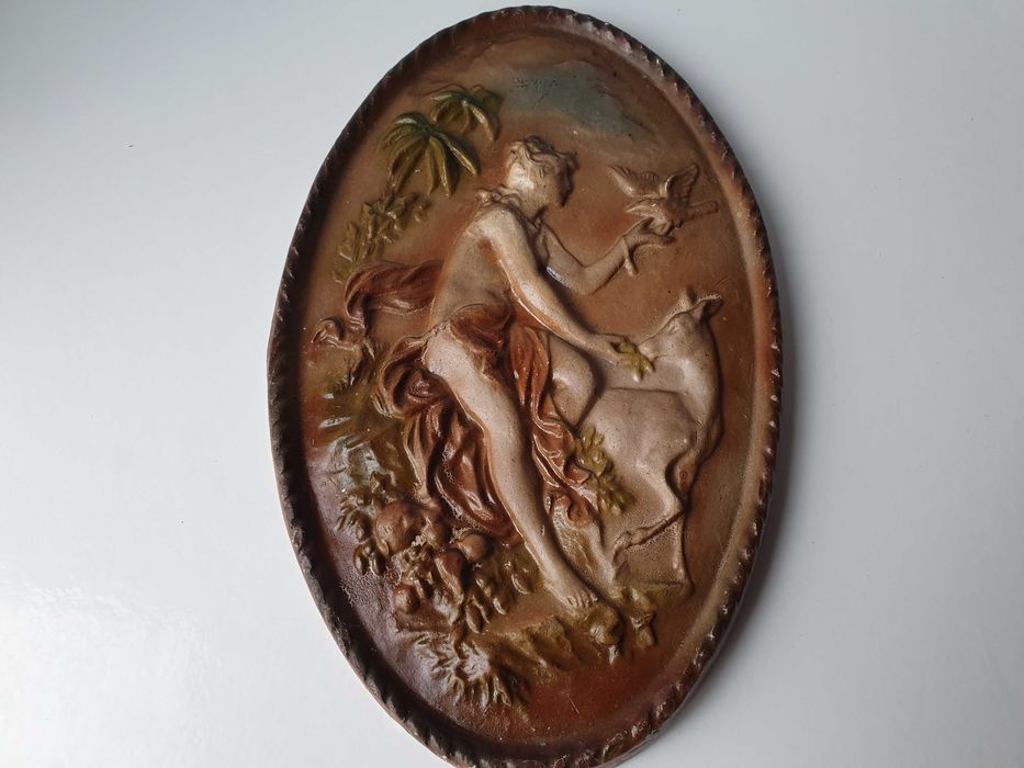 барильєф  декоративне настінне панно, картина "Німфа" Карл Штеррер