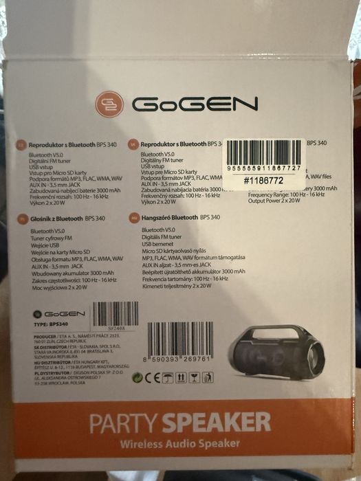 Колонка портативна