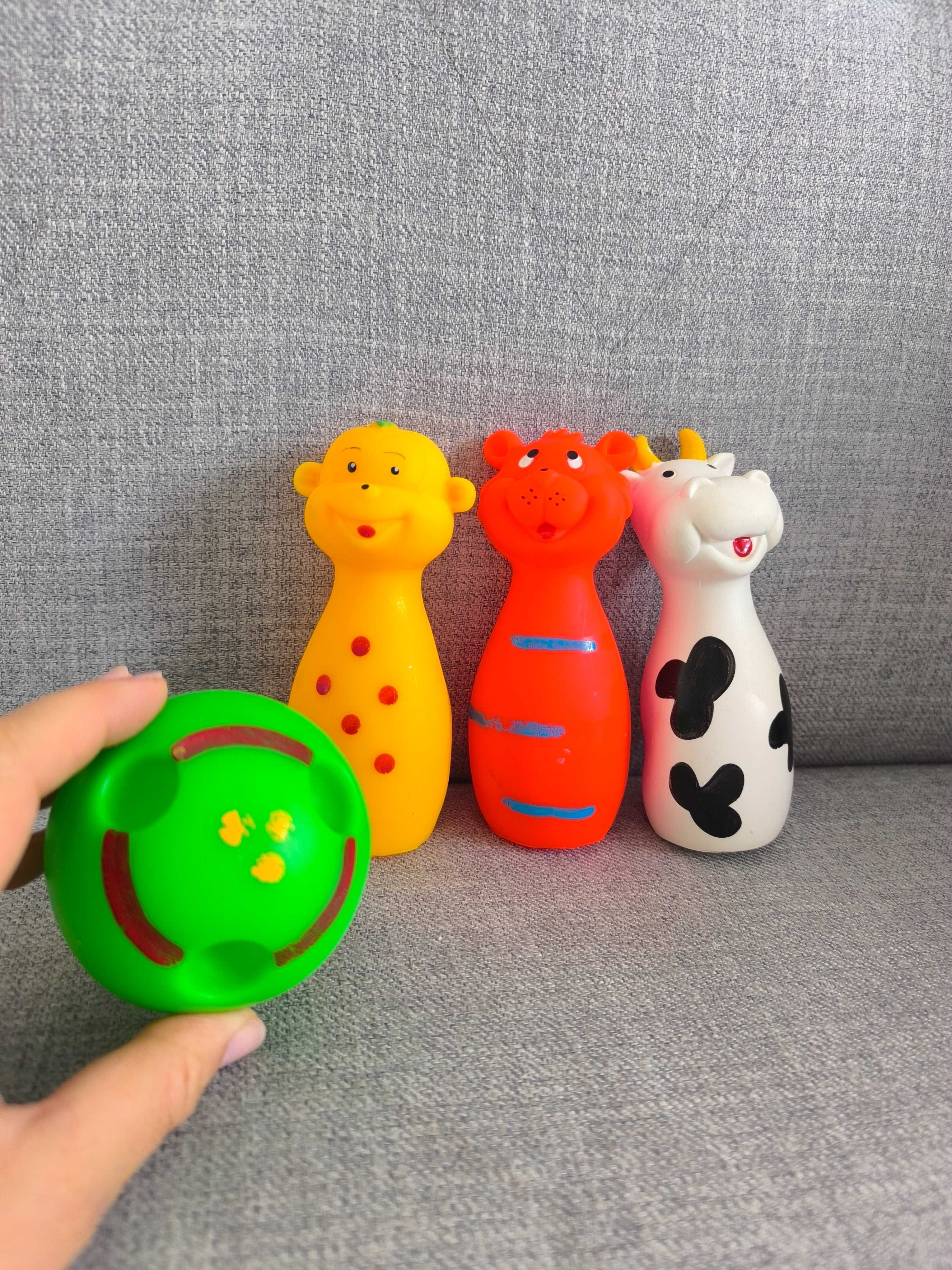 Gumowe kręgle dla niemowląt Hencz Toys