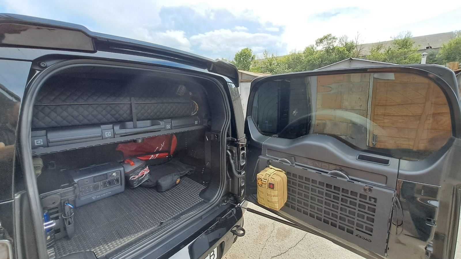 Органайзер багажника Land Rover Defender l663 Полиця Розкладний Стіл