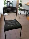 Cadeiras pretas do ikea