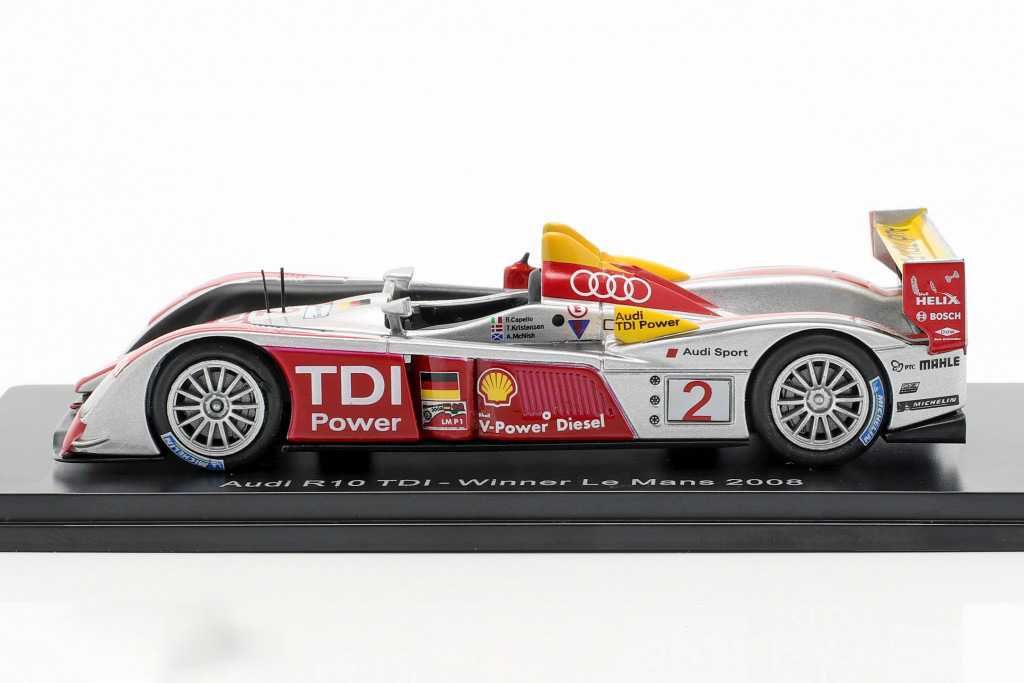 Model 1:43 Spark Audi R10 TDI #2 Winner 24h LeMans 2008