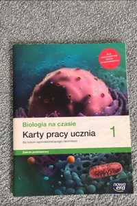 Biologia na czasie 1, karty pracy ucznia, zakres podstawowy, nowa era