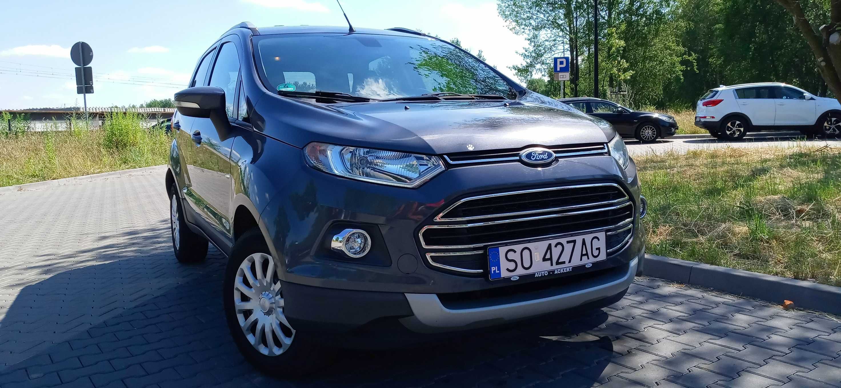 Ford EcoSport TITANIUM Zadbany LED Parktronic Keyless Sync Klimatronic