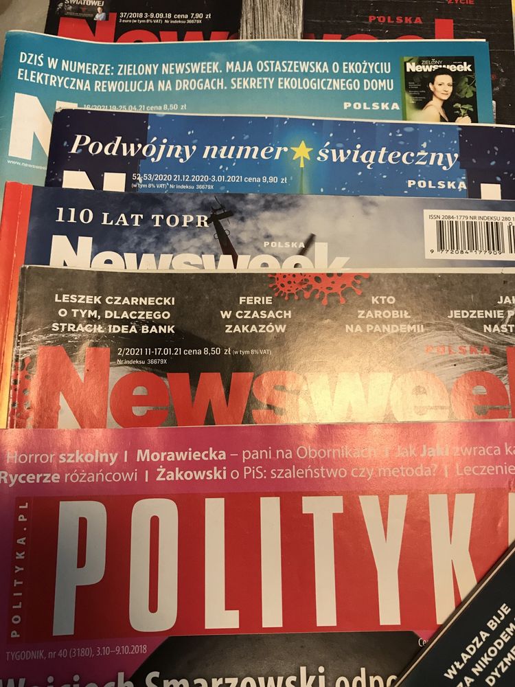 Zbiór czasopism 80 szt.Polityka, Newsweek