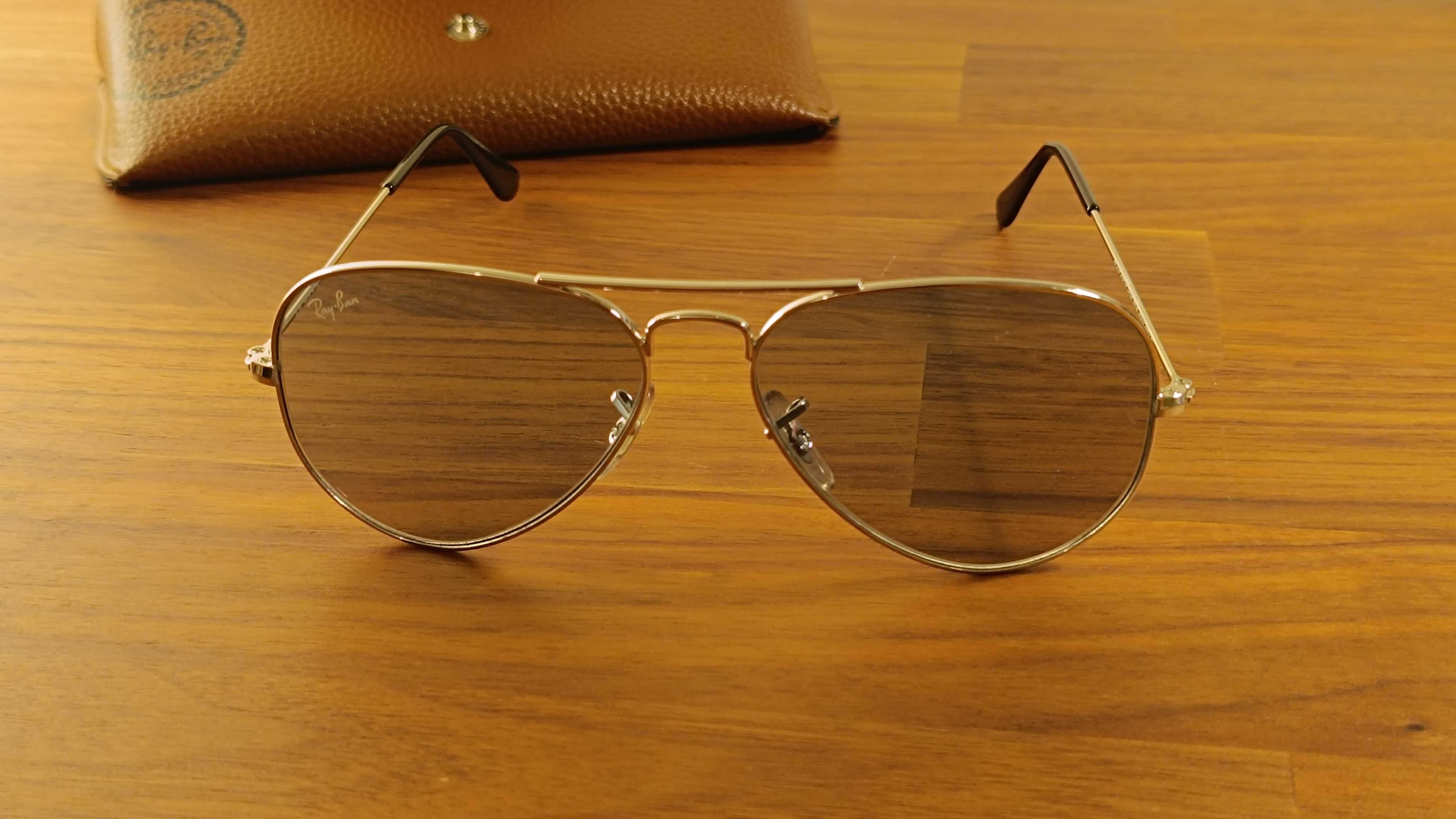 Óculos Ray-Ban Aviator RB3025 – com lentes extra