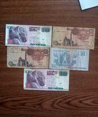 zestaw banknotów Egiptu
