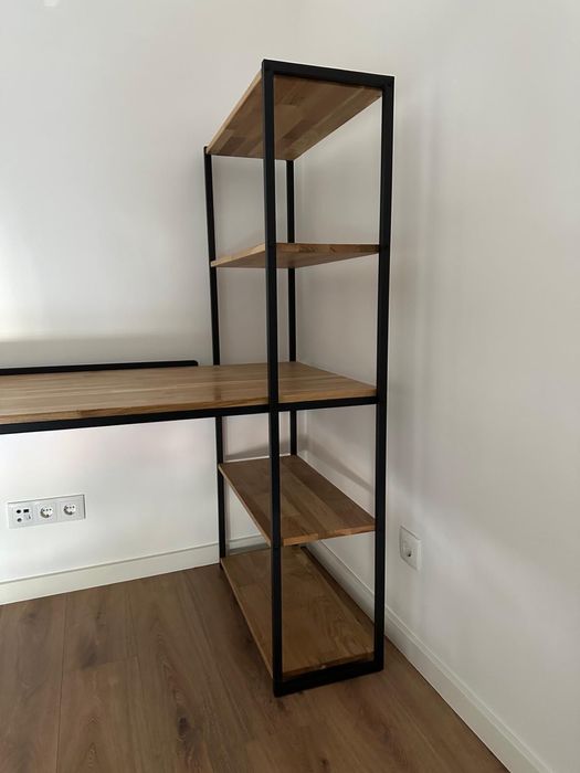 Secretária madeira com estante La redoute