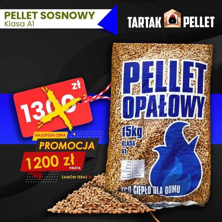 Pellet z czystej trociny sosnowej