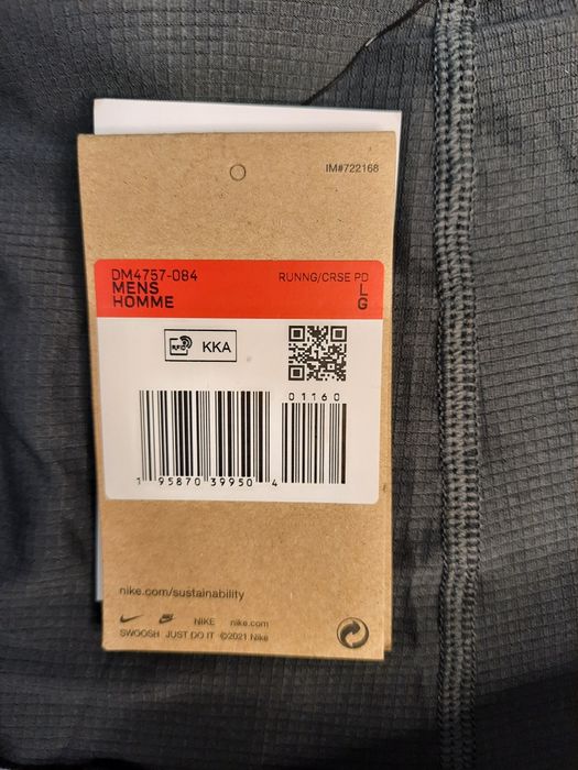 Оригінальні чоловічі шорти NIKE DRI-FIT STRIDE GREY DM4757-084