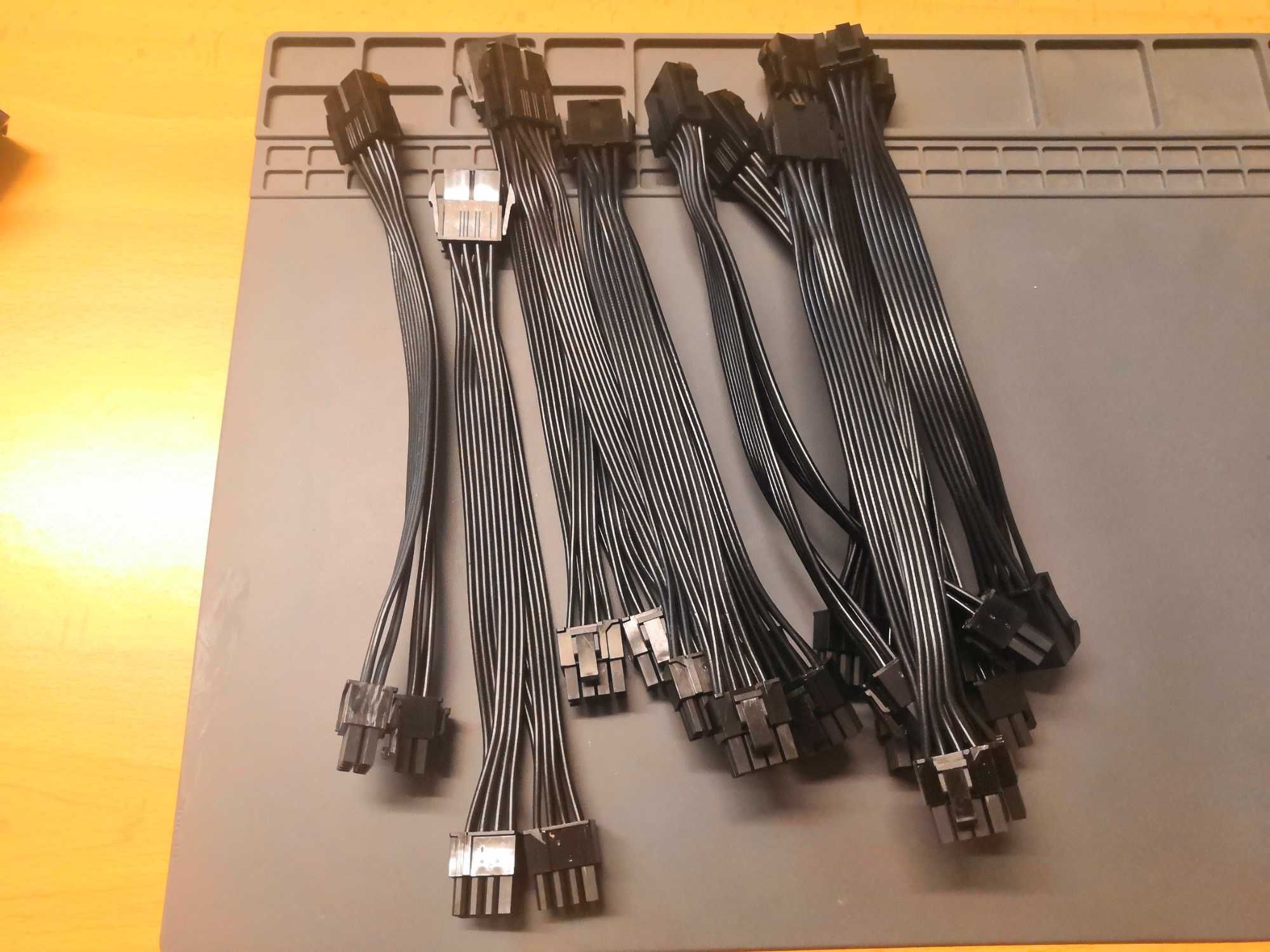 pcie 8 pinos para dupla 8 pinos cabo de alimentação