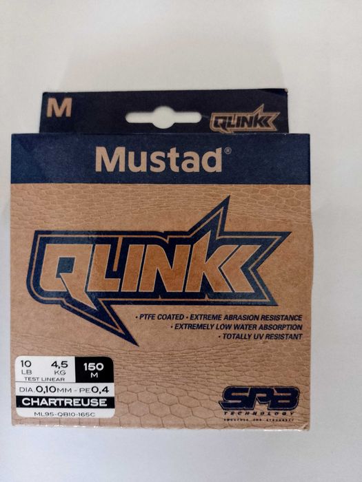 Plecionka Mustad Qlink 10lb 4,5kg 0,10mm