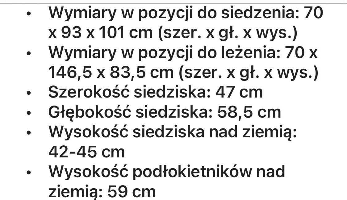 Fotel wypoczynkowy