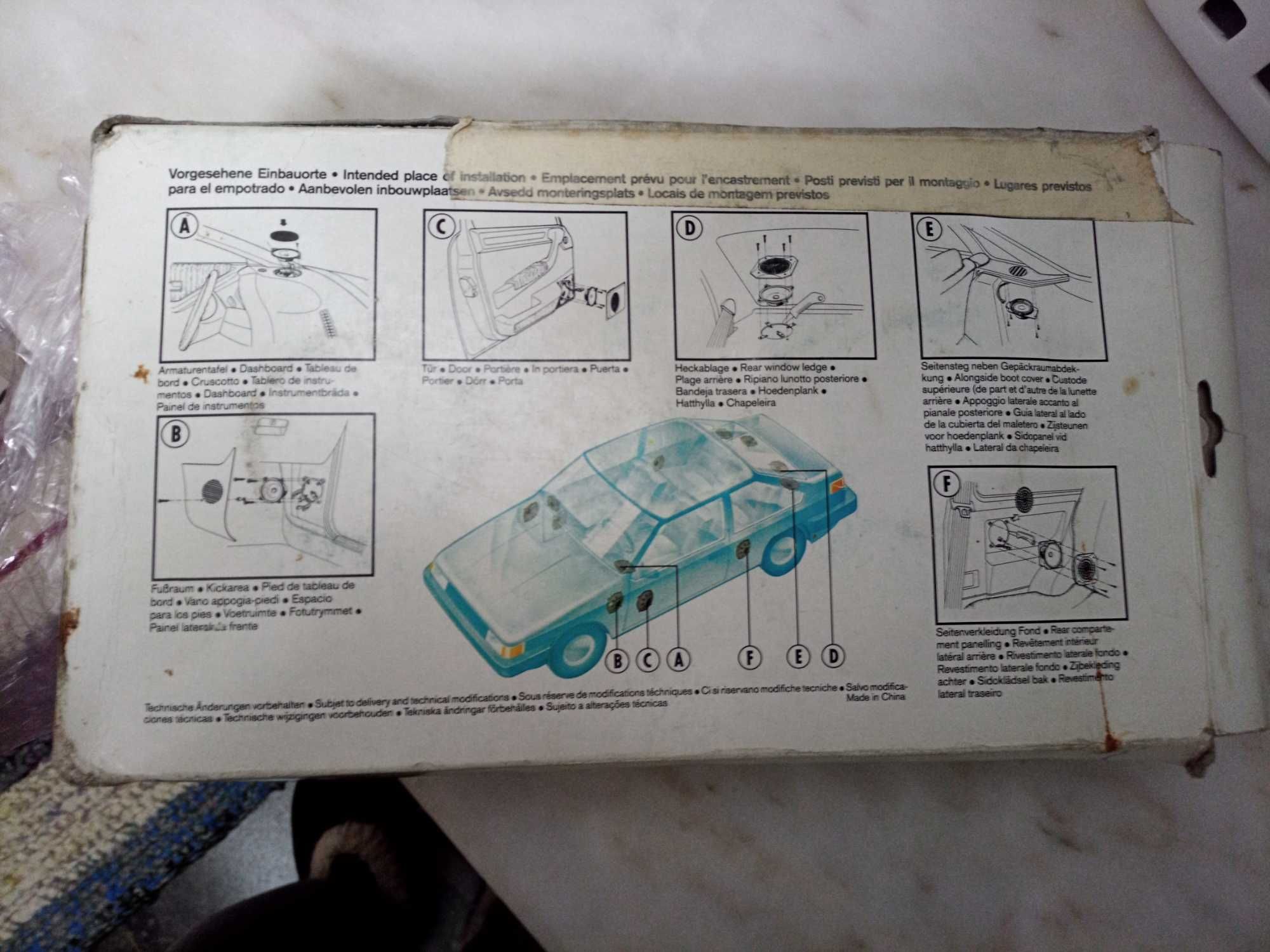 Colunas Blaupunkt In car 40W - 13º