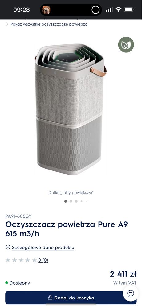 Electorlux oczyszczacz A9