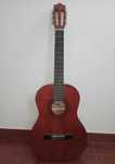 Guitarra Clássica castanha brilhante