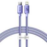 Baseus kabel przewód USB Typ C - Lightning 20W 1,2m fioletowy