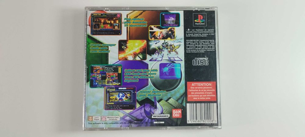 Digimon Digital Card Battle Playstation 1 PS1