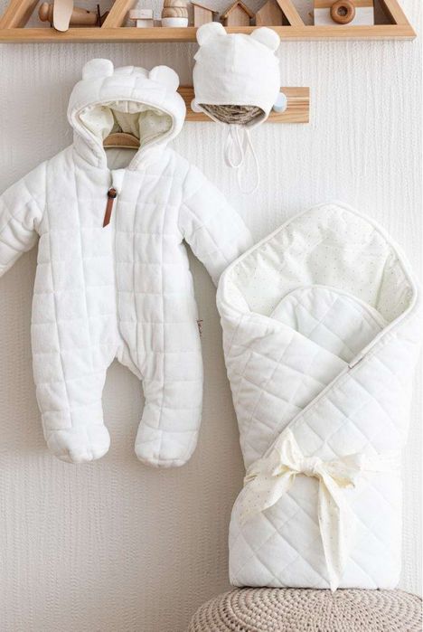 Комплект для новонародженого на холодну осінь - зиму 0-3 місяці