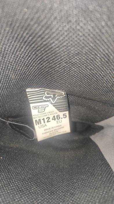 ПРОДАМ! Мотоботи FOX Comp5 в чудовому стані