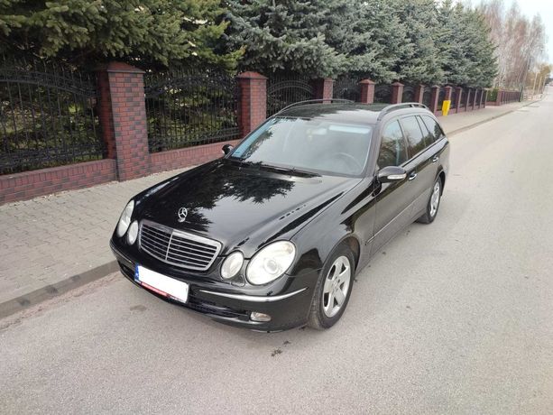 Mercedes-Benz E klasa W211 3.5 benzyna 272KM 2005r Automat Klima Skóra