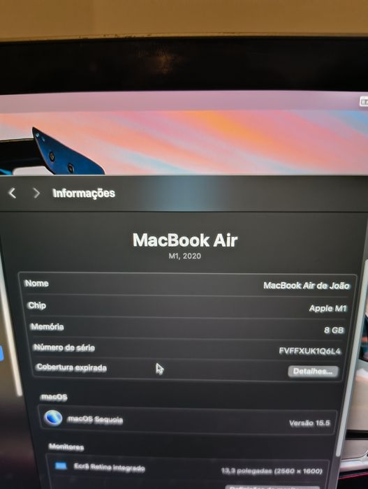 Macbook Air 2020 M1 / 8 GB-256GB SSD