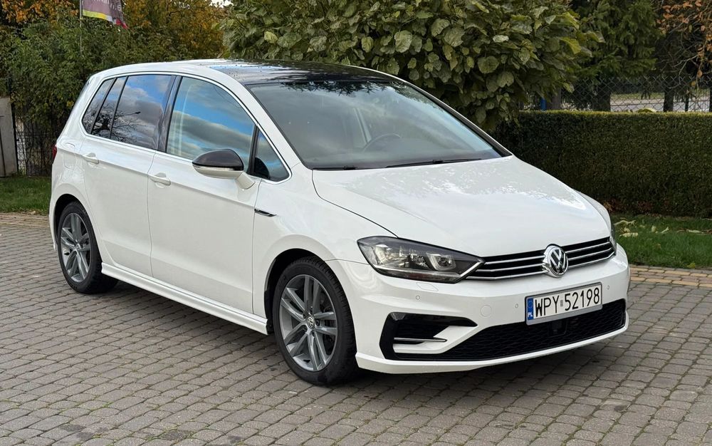 Volkswagen Golf Sportsvan Sportsvan 2.0 TDi 150PS 2016r 135 tyś KM * LED *R-Line *Highline* ACC