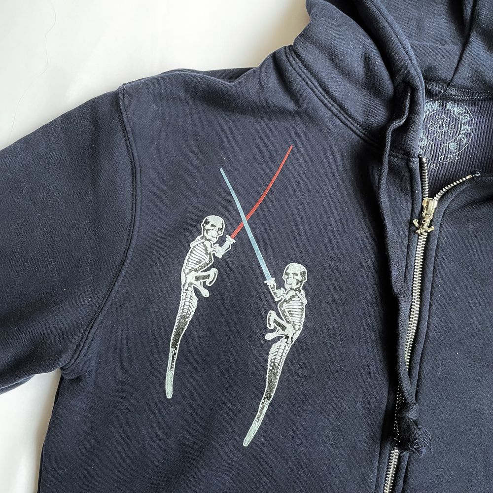 Худі Chrome Hearts Joe Foti Hoodie з срібним брилком