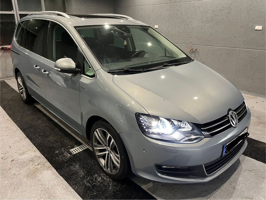 Volkswagen Sharan MOD 2014+7os+PANORAMA+KEYLESGO+LED+Kamera+Tempomat+Podgrz Fotele+Alu18