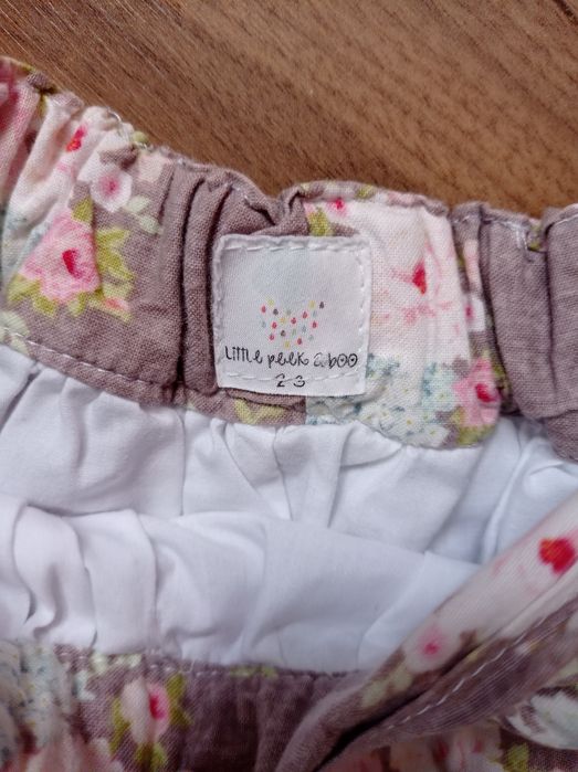 Spódniczka dla dziewczynki w kwiatki jak newbie r.86/92