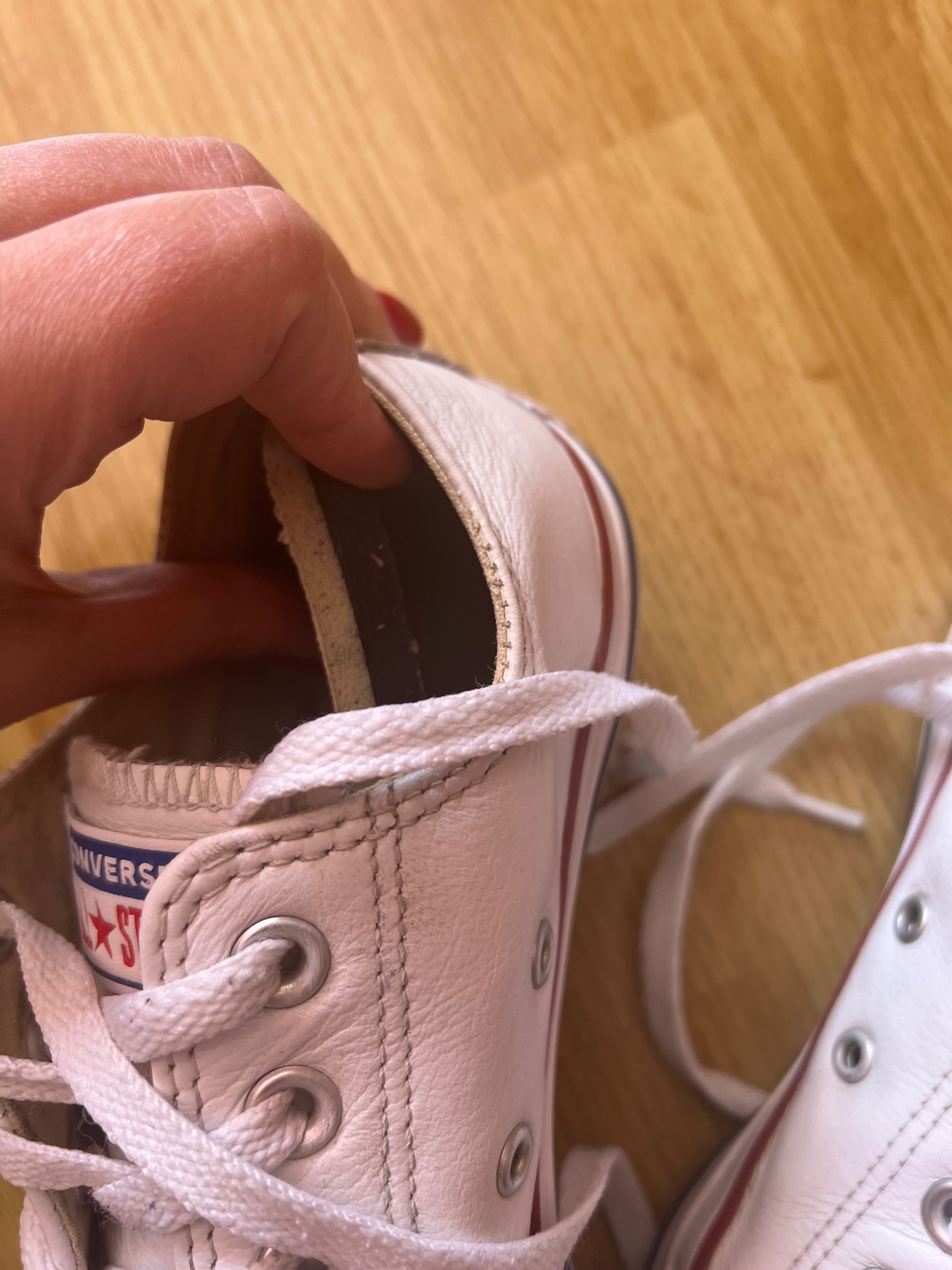 Шкіряні кеди Converse all star