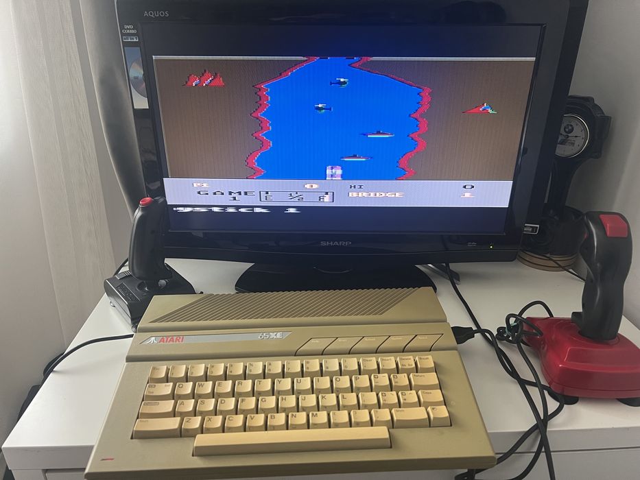 Retro Komputer Atari 65XE 1MB Ram karta sio2sd
