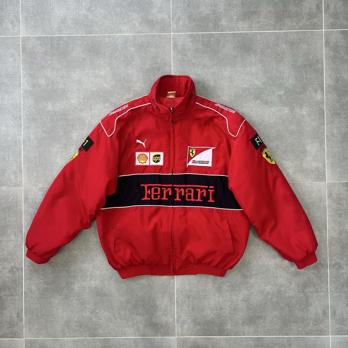 Vintage Ferrari f-1 гоночна куртка розмір XL