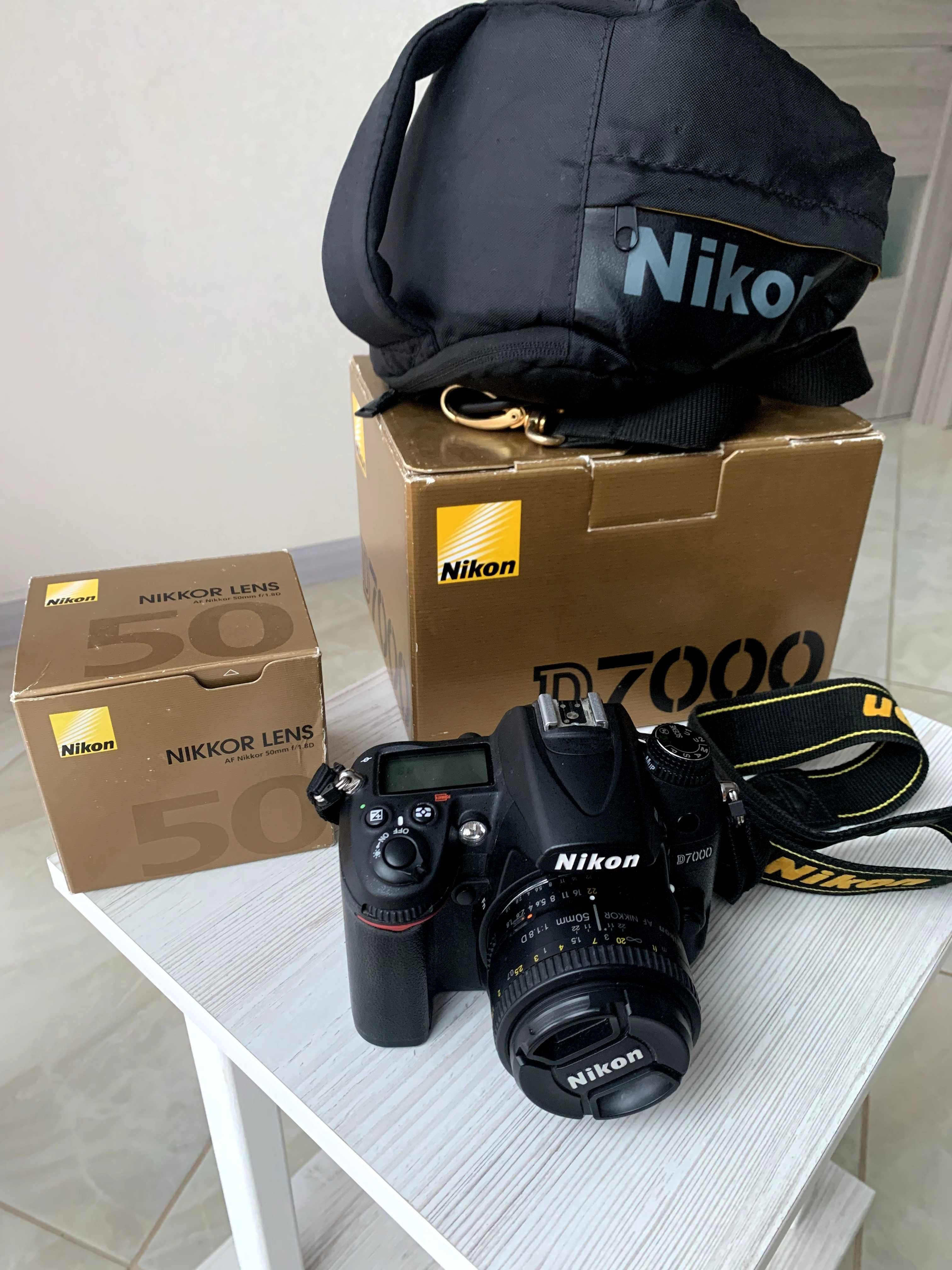 Nikon D7000 комплект Nikkor 50mm f1.8