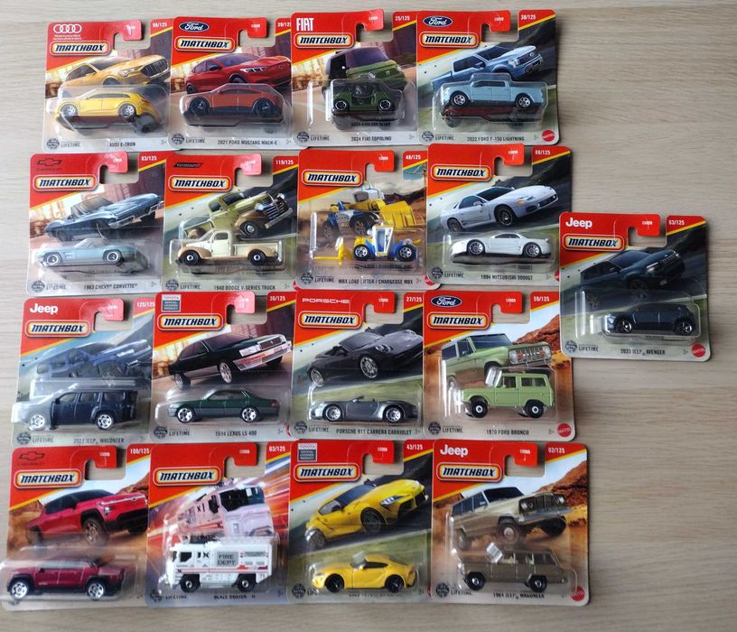 Matchbox zestaw 17 modeli