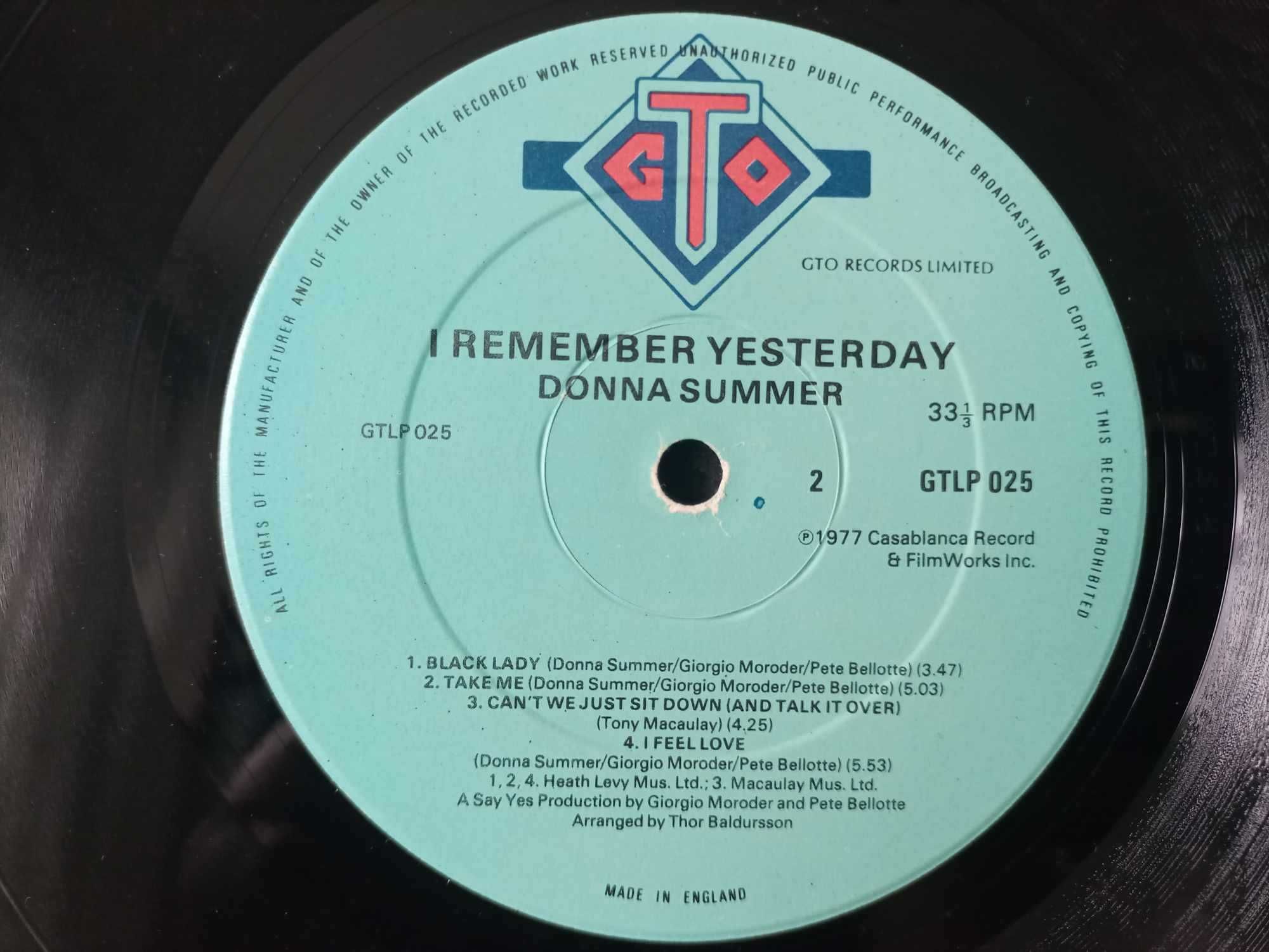 Płyta winylowa Donna Summer- J Remember Yesterday
