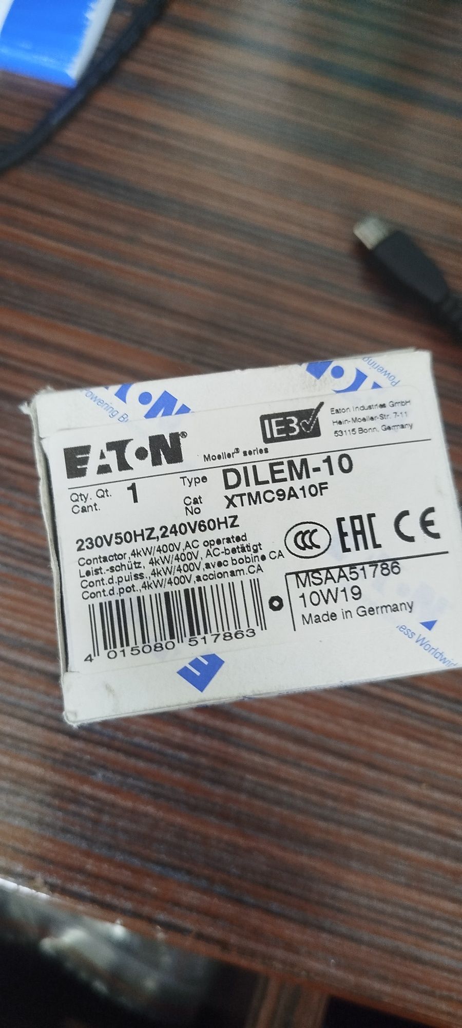 Stycznik mocy Eaton DiL EM-10 XTMC9A10