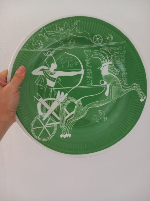 Ozdobny talerz z lat 60'tych