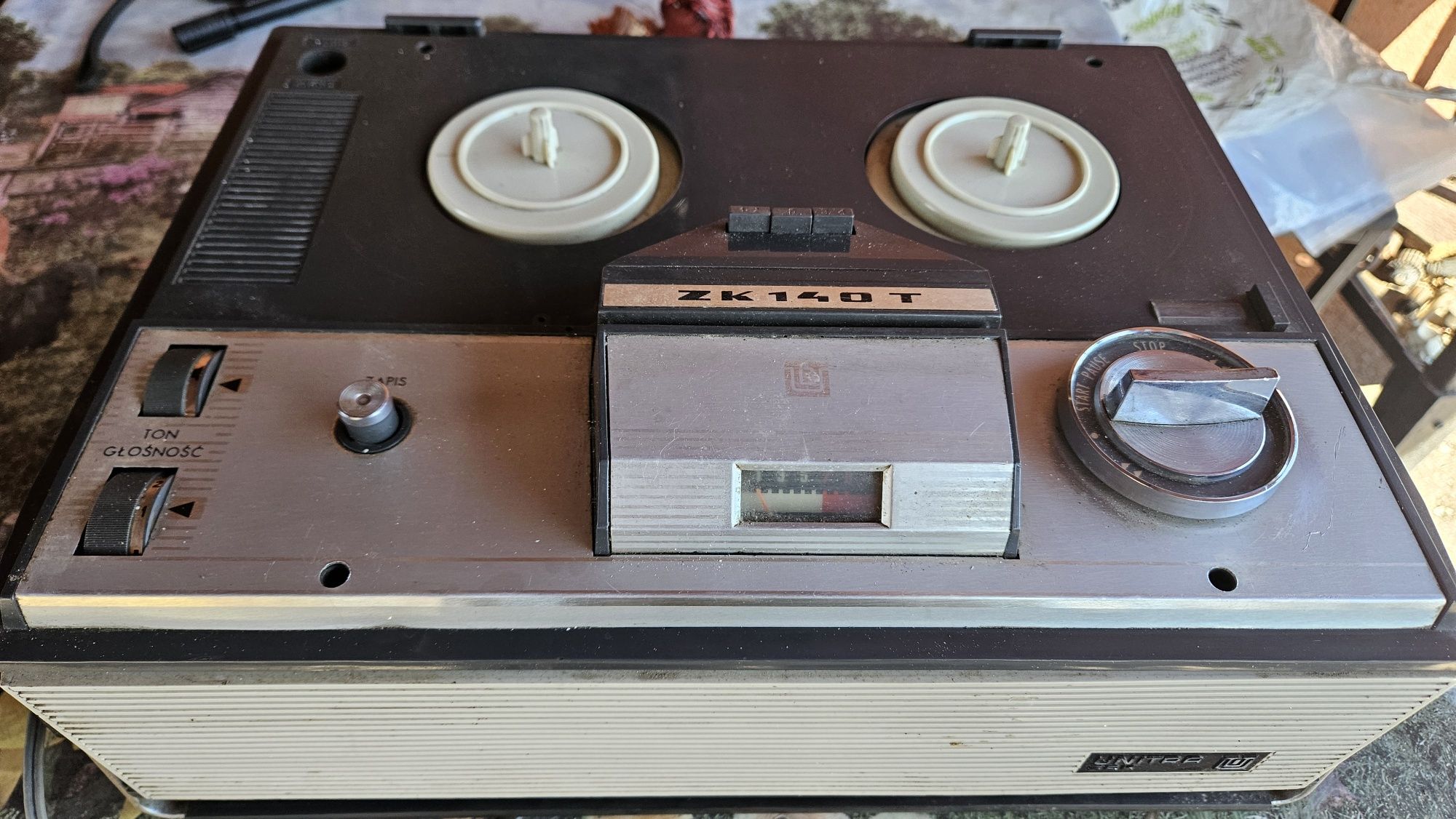 Magnetofon szpulowy Zk 140 prl